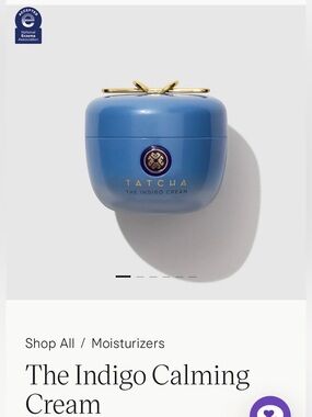 Tatcha Indigo Calming Cream - new sealed and authentic 
Retail $92